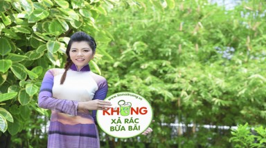  Thí sinh Duyên dáng xứ Thanh năm 2015 kêu gọi "Không xả rác bừa bãi"