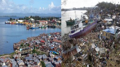 Ảnh miền trung Philippines trước và sau siêu bão Haiyan