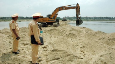  Mô hình chống khai thác cát trái phép