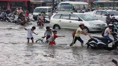  Triều cường gây ngập úng nhiều nơi tại Hậu Giang